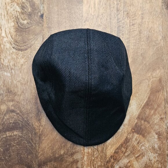 Other - Flat Cap Ivy Driver Hat Size 58 (Medium) Unisex Black Textured